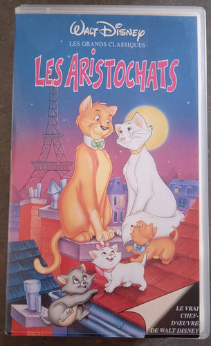 Ancienne vhs les aristochats - vhs,