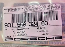 Insignia Porsche Decal For 911