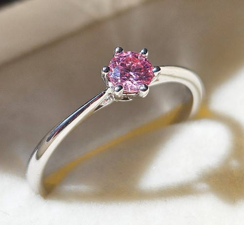 Bague solitaire moissanite - bague,