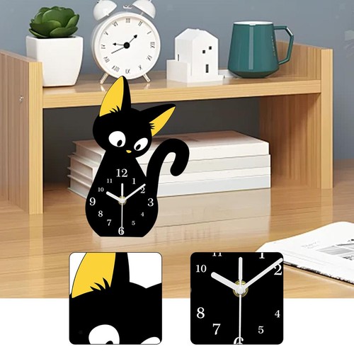 Horloge table chat - de,