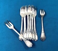 12 fourchettes à gâteaux CHRISTOFLE modèle MARLY métal argenté Couvert 15,8 cm