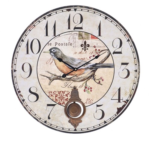 Horloge murale ronde - horloge,