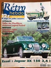 RÉTRO HEBDO n*15 Jaguar XK150 Lotus 72 Scooter Heinkel Tourist