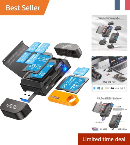 Lecteur carte usb 3 - de, sd