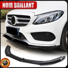 Pour Mercedes W205 C205 A205 Sport 14-19 Spoiler Lèvre Lame Jupe Pare-Choc Avant