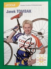 CYCLISME carte cycliste JANEK TOMBAK équipe COFIDIS 2003 signée