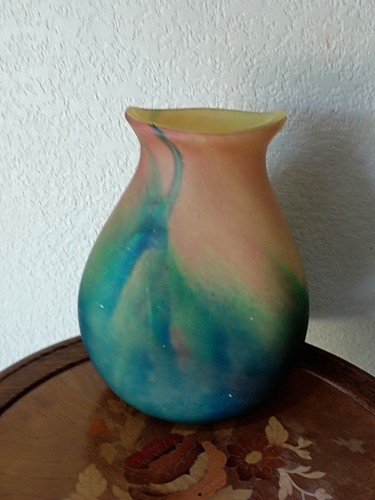 Vase art déco - pâte, de