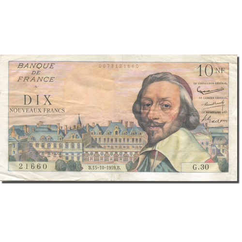 France nouveaux francs - 10,