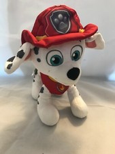  PawPatrol plush MARSHALL dalmation fire dog 10" plush paw patrol fireman
