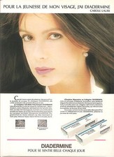 PUBLICITE ADVERTISING  1988  DIADERMINE Carole Laure