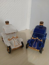 2 Miniatures de Cognac Renault Taxi De La Marne Vides / Empty