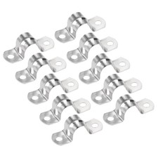 Collier  U serrage conduits Sangle selle Tuyau Clip Acier inoxydable M16  10Pcs