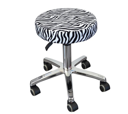 Zebra tabouret roulettes - tabouret, à