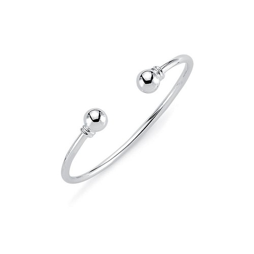 Torque bangle sterling silver - sterling,
