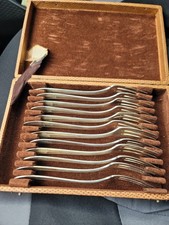 Fourchettes A Huîtres En Argent 