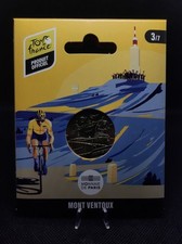 Mini-médaille Tour de France - Le Mont Ventoux, UNC, sous cartelette.