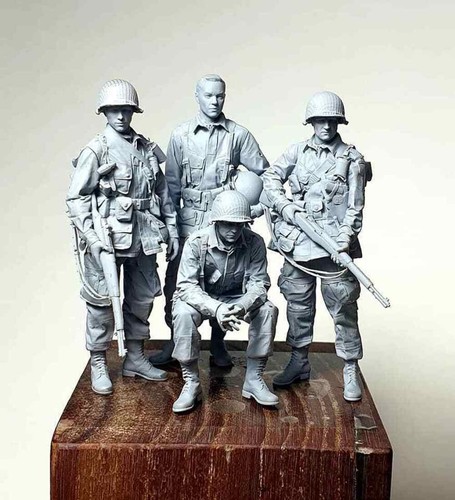 4pcs resin model kit us - 4pcs,