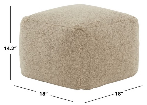 Safavieh samuels boucle pouf - boucle,