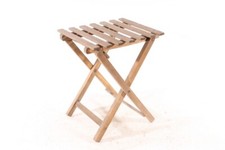 Vieux Bois Tabouret Pliable