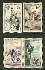 TIMBRE N° 1072-1075 NEUF * *