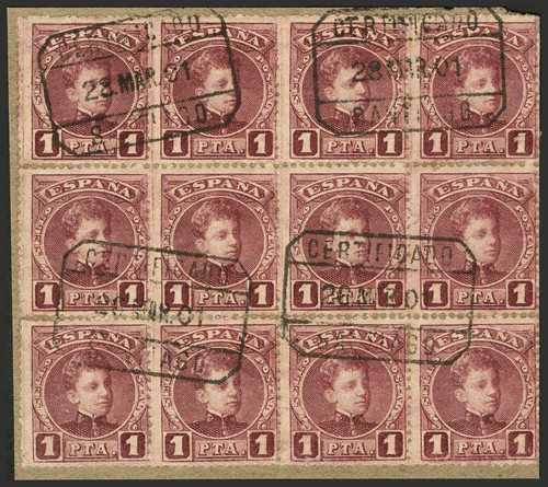Espagne alfonso xiii courrier - espagne.,