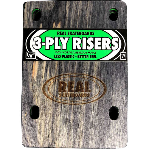 Real skateboards wooden risers - real,