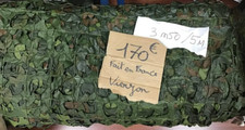 Filet camouflage militaire kaki et marron armée française VIERZON