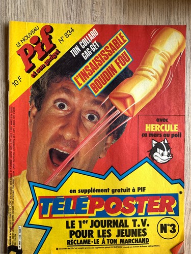 Pif gadget 834 - b)pif, n°834;