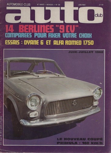 Auto club 1968 citroen - 88,