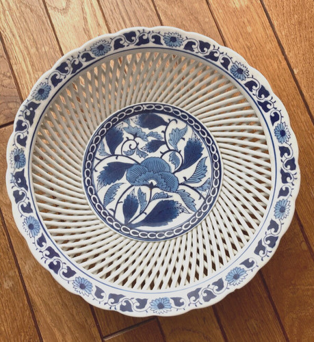 Bol treillis porcelaine - en, en