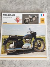 Motobécane 350 bicylindre L4C 1959 Carte moto Collection Atlas France