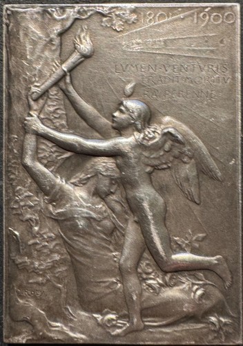 Médaille bronze argent - , "
