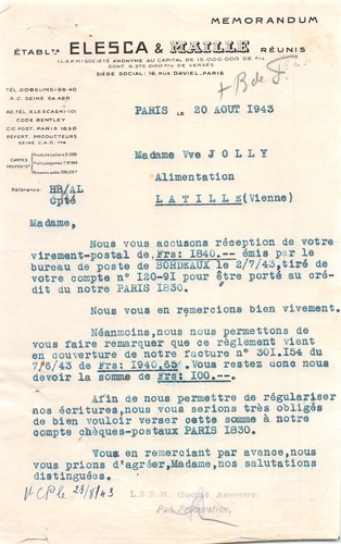 1943 ets elesca maille - 1943,