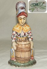 NEVERS : Moutardier anthropomorphe (femme au tonneau) TROUSSEAU FIN XIXème