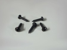 5x Vis pour Tôle 4,8x22 Tête Ronde Noir Galvanisé 7981 De Würth