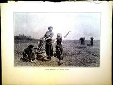 Gravure presse a travers - de,