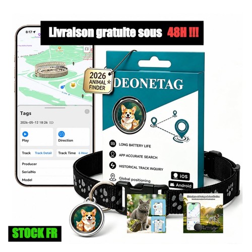 Traceur gps chat chien collier - chat,
