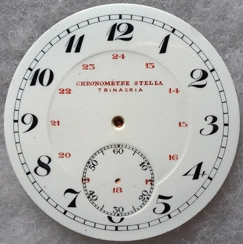 Cadran émaillé ancien montre