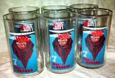 6 VERRES A RHUM MOJITO HAVANA CLUB N°1 MODEL EXPORT  NEUFS !!!