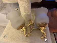 Applique poisson laiton ancien