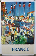 Grande  affiche de DESNOYER les JOUTES  a SETE TBE