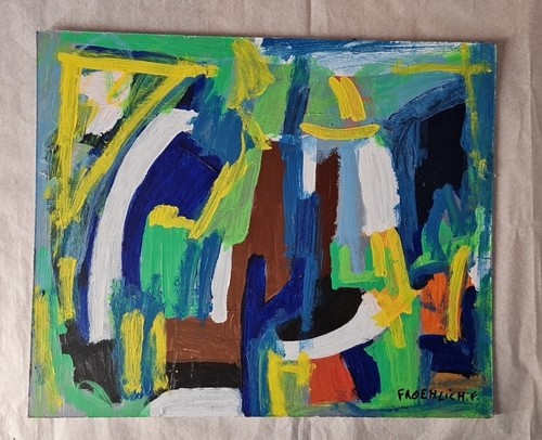 Tableau abstrait contemporain