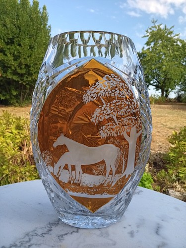 Grand vase cristal - en,