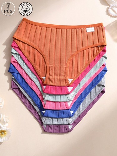 Pack ladies cotton briefs - 7,