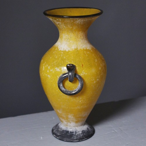 Vase vintage verre soufflé