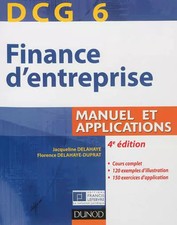 DCG 6 - Finance d'entreprise -