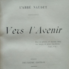 VERS L'AVENIR par l'Abbé