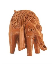Traditionnel Terre Cuite Éléphant Modèle Statue Pour Maison Bureau Décor
