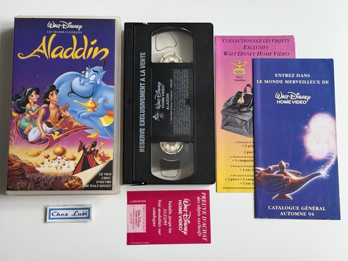 Aladdin cassette vhs fr - -,