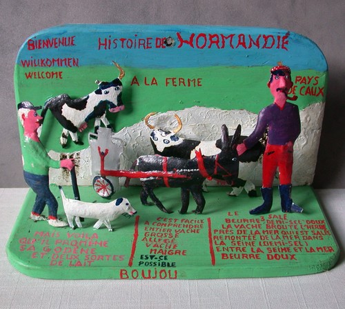 Art populaire scénette - art,